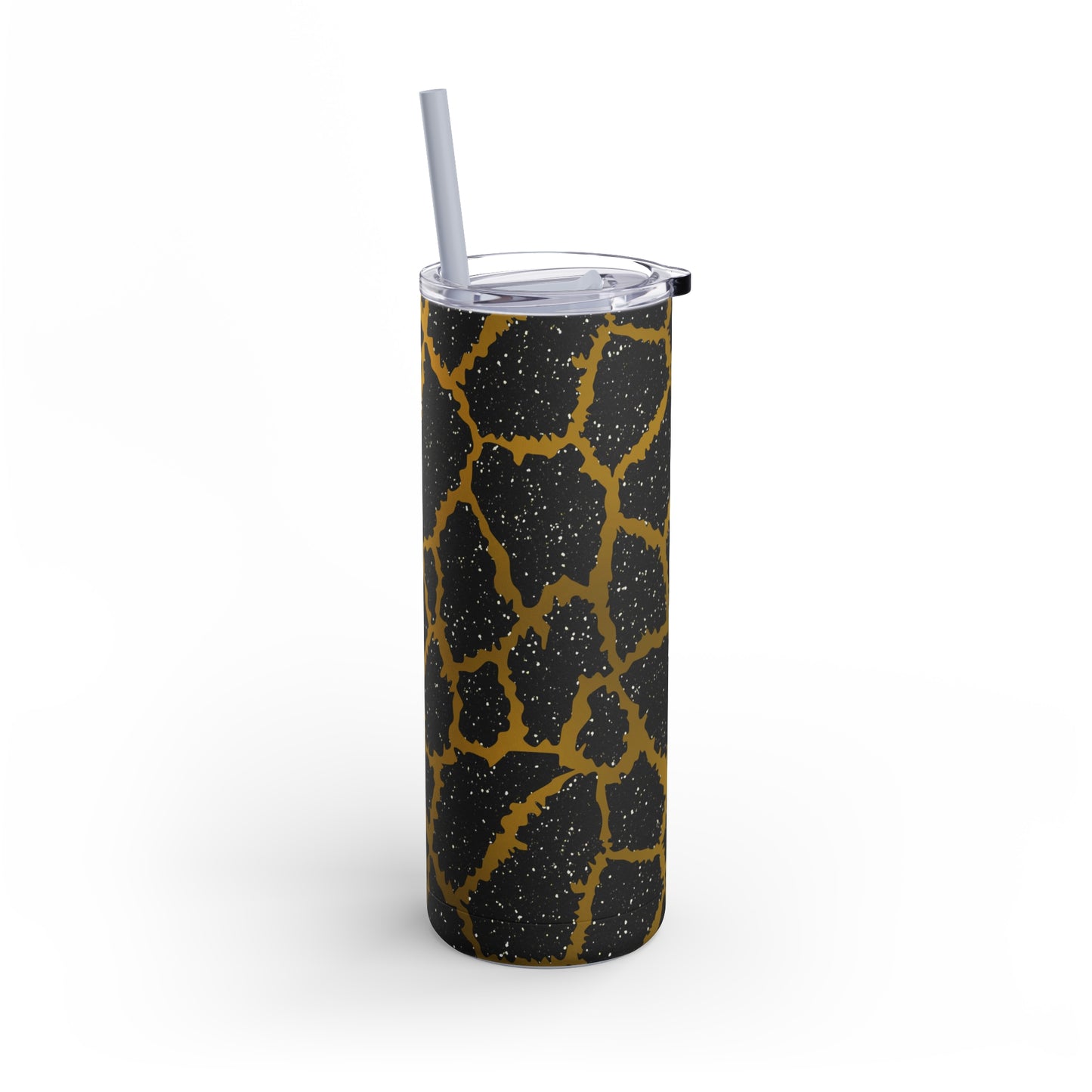 Animal Print Amber 02 - 20oz Skinny Matte Tumbler