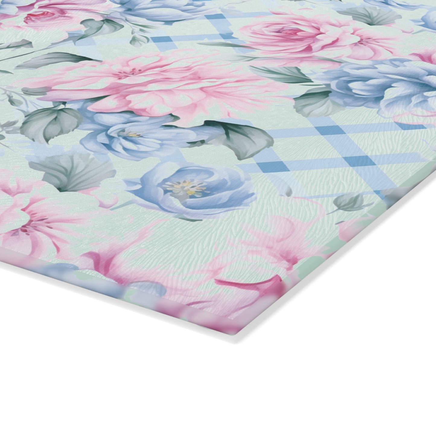 Floral Glass Cutting Board