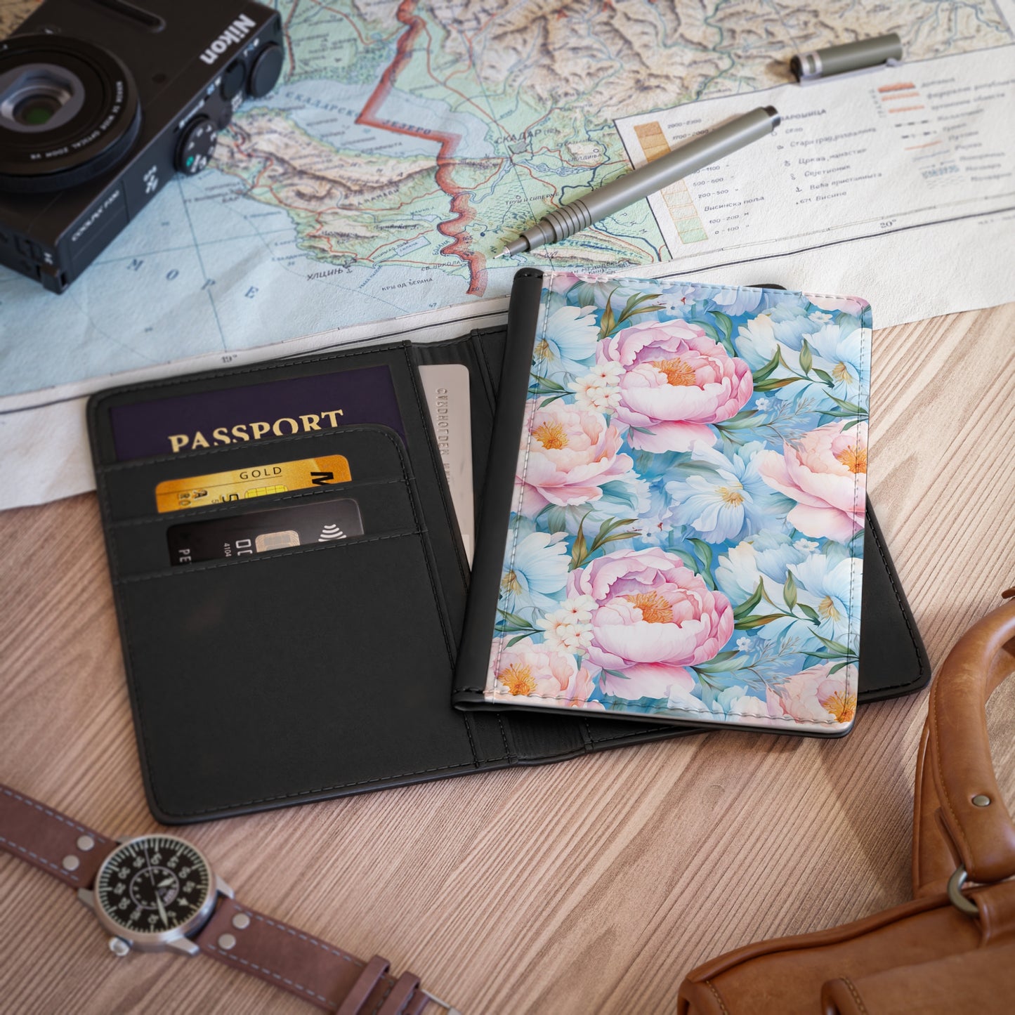 Floral Passport Cover 15