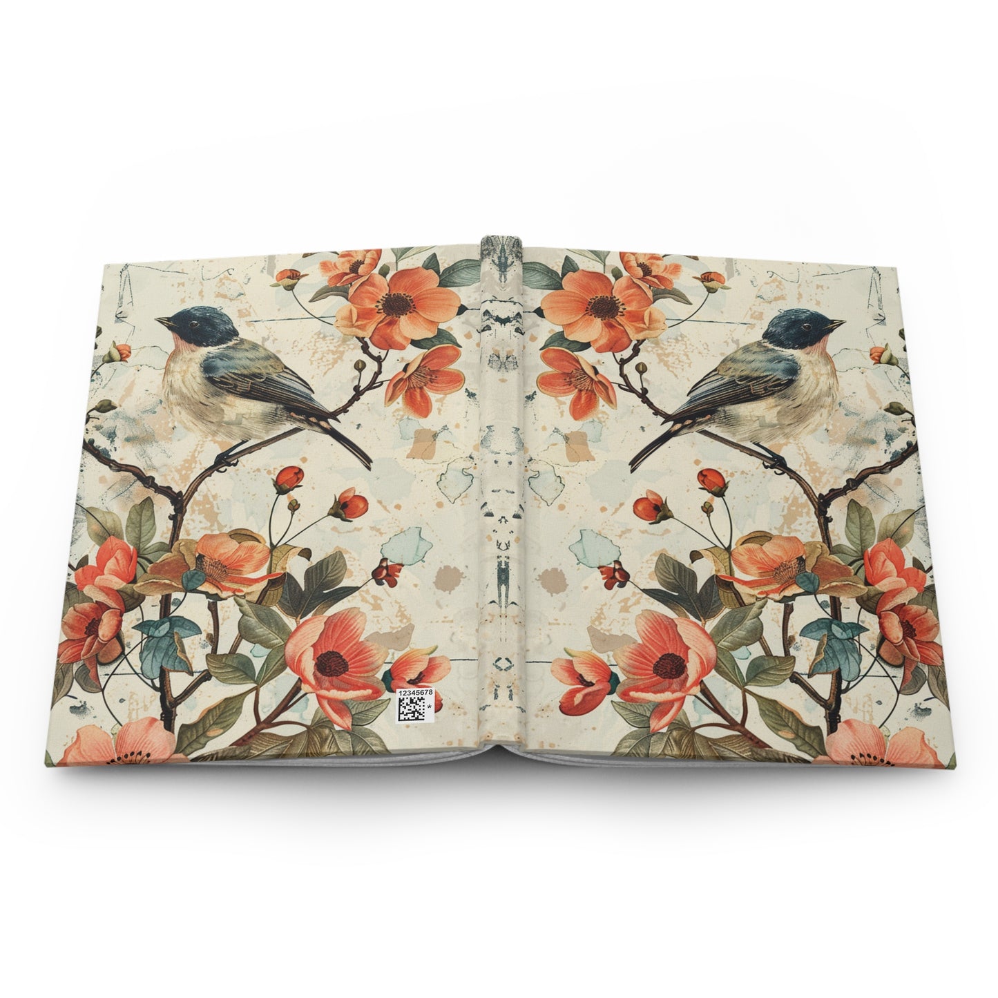 Vintage Prints Hardcover Journal