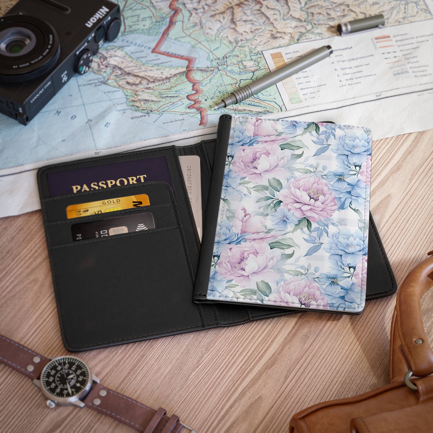 Floral Passport Cover 3
