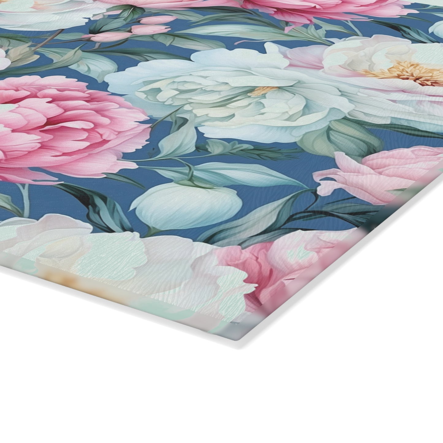 Floral Glass Cutting Board