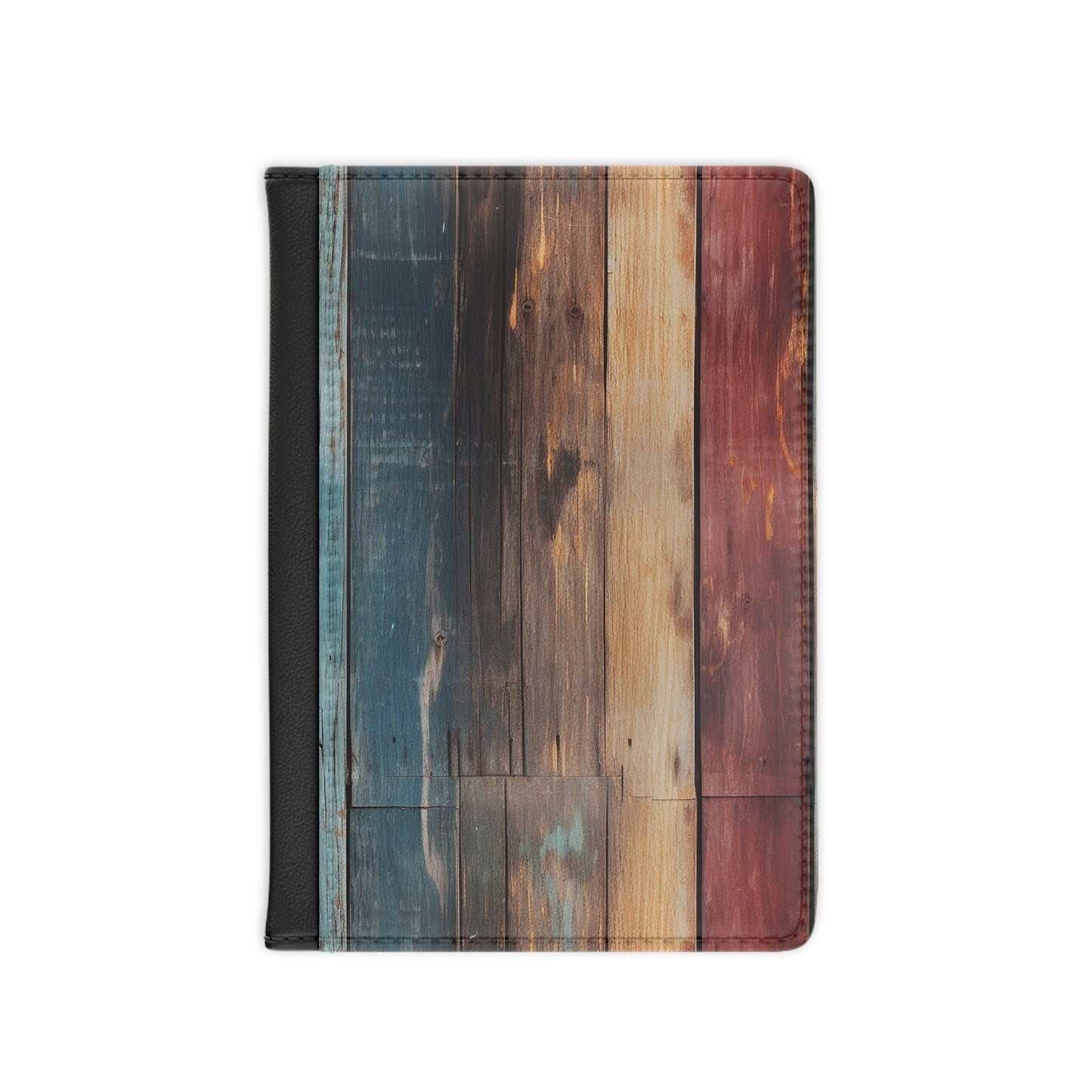 Wooden Print Passport Cover