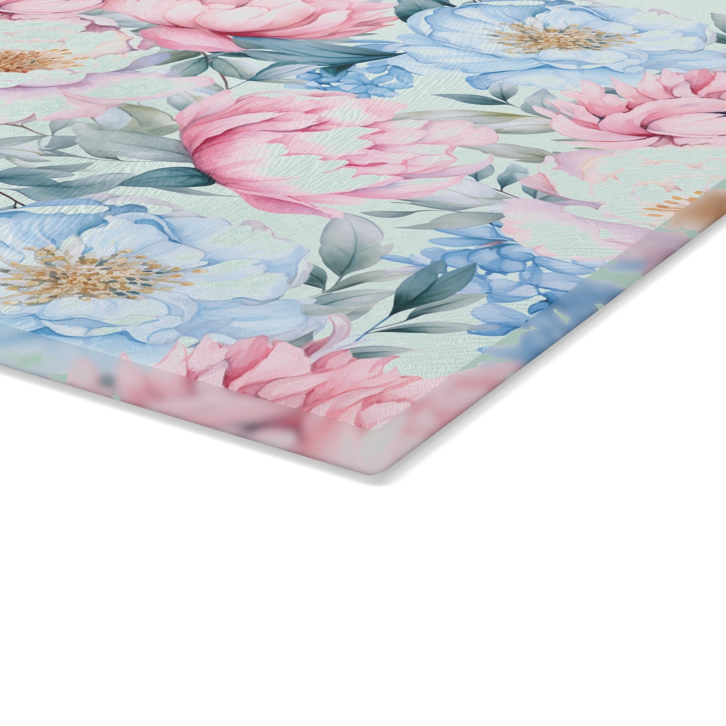 Floral Glass Cutting Board