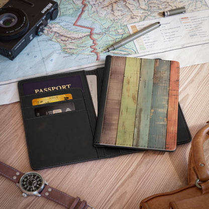 Wooden Print Passport Cover 9