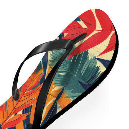 Abstract Tropics Pattern Flip-Flops