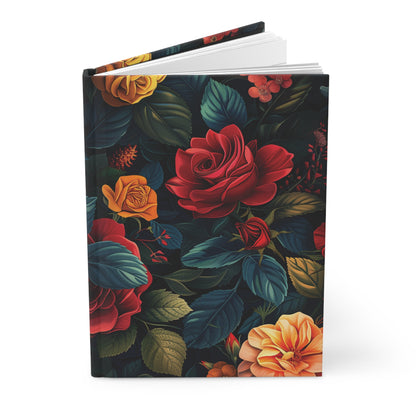 Floral Pattern Hardcover Journal