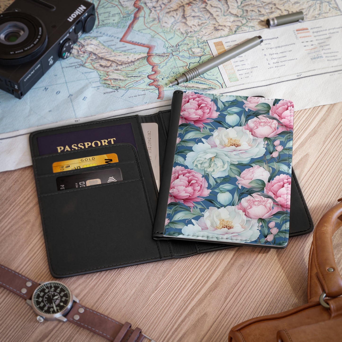 Floral Passport Cover 9