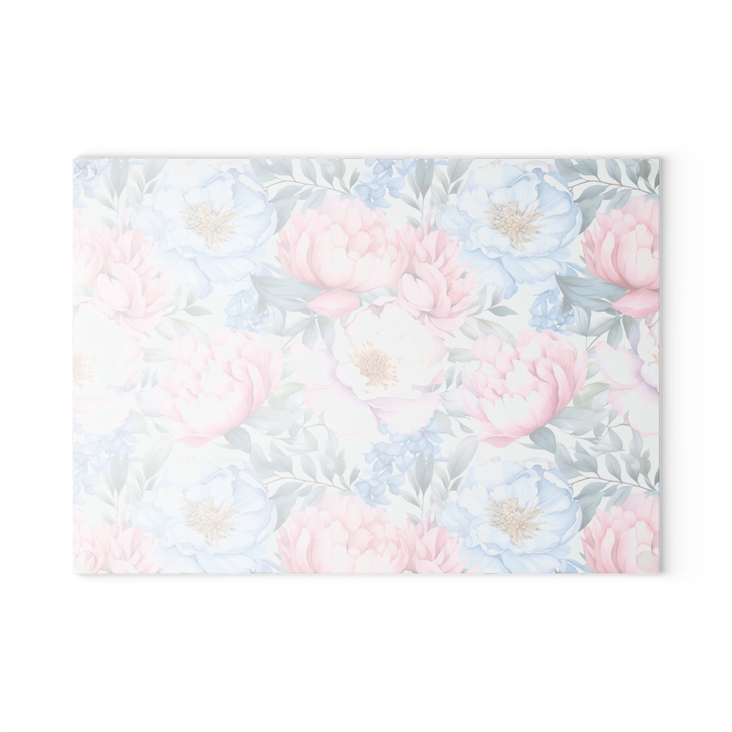 Floral Glass Cutting Board