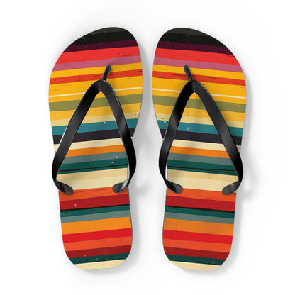 Colorful Stripes  Flip-Flops