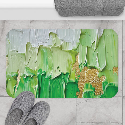 Abstract Print Bath Mat