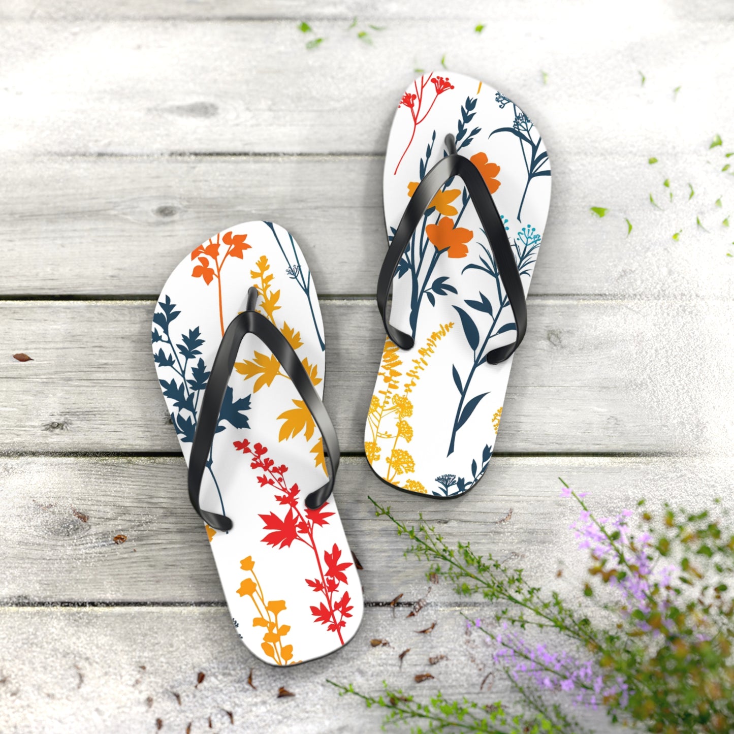 Garden Plants Flip-Flops