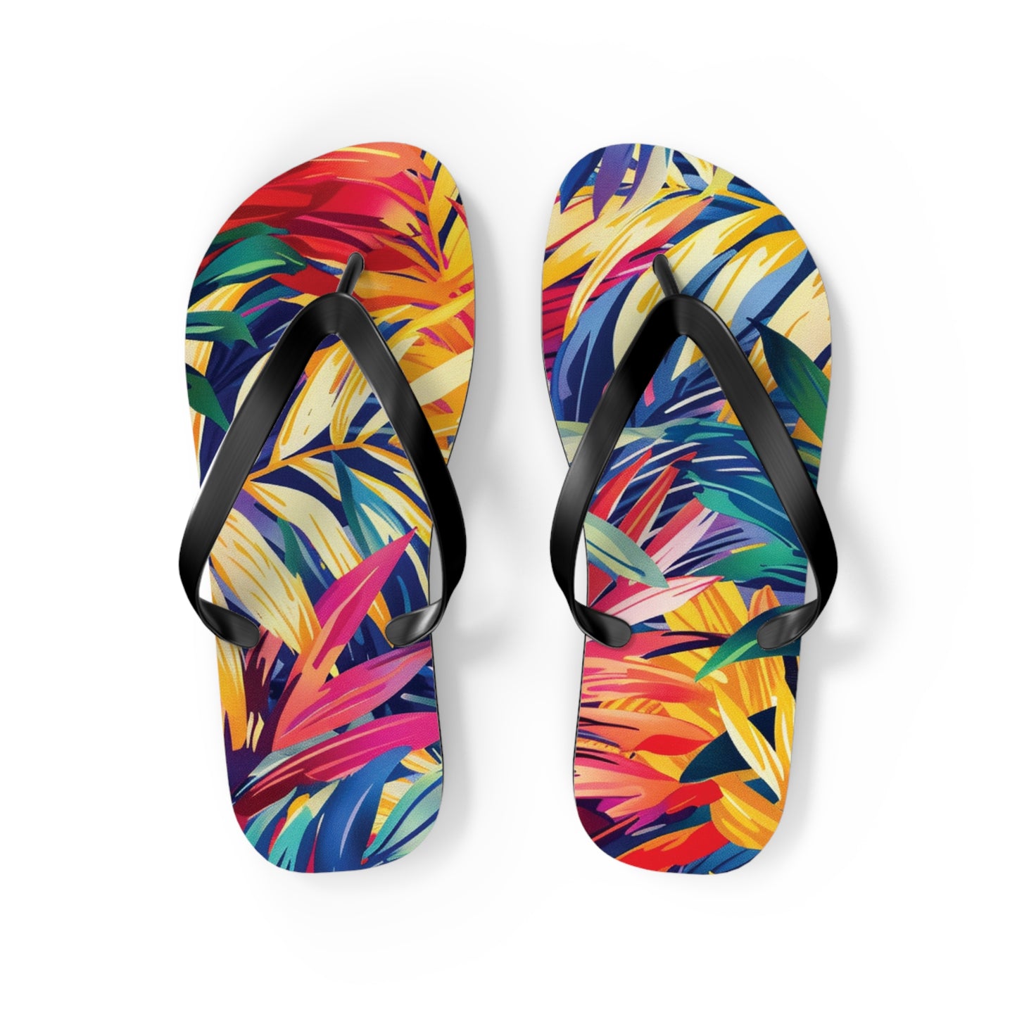 Abstract Tropics Pattern Flip-Flops