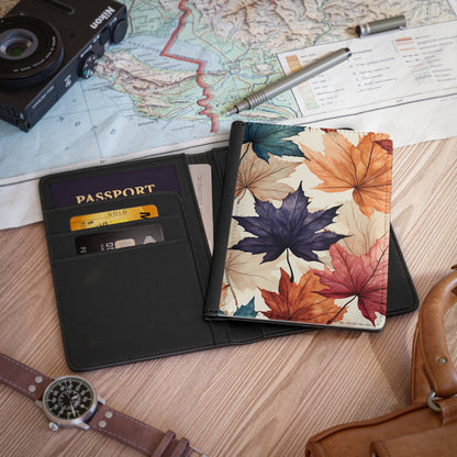 Autumn Flowers Passport Cover