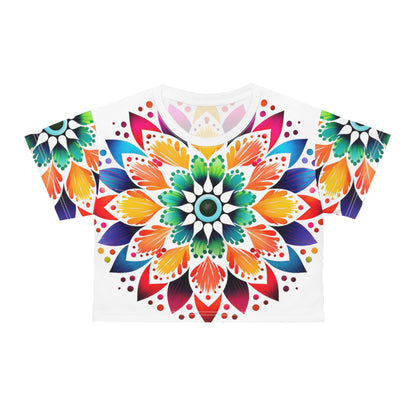 Mandala Art (AOP) Crop Tee