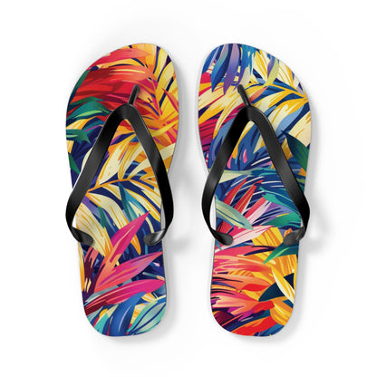 Abstract Tropics Pattern Flip-Flops