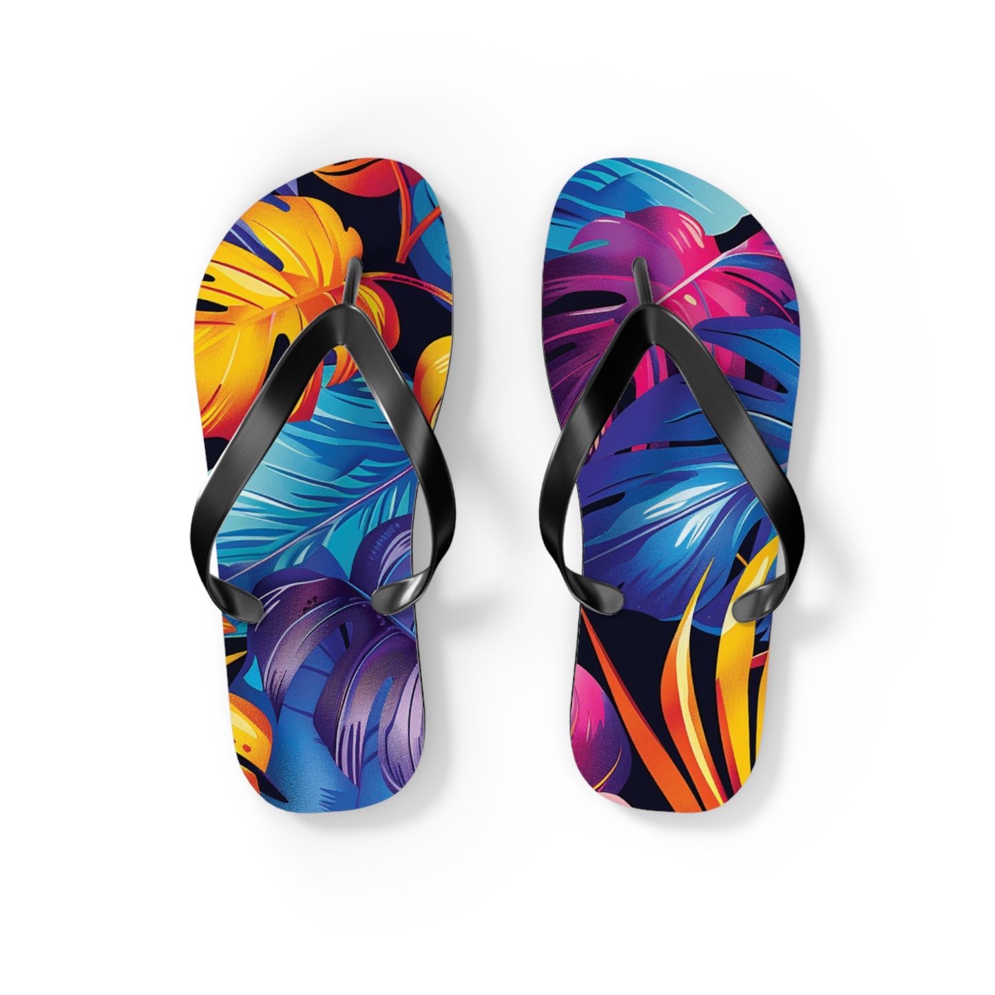 Abstract Tropics Pattern Flip-Flops