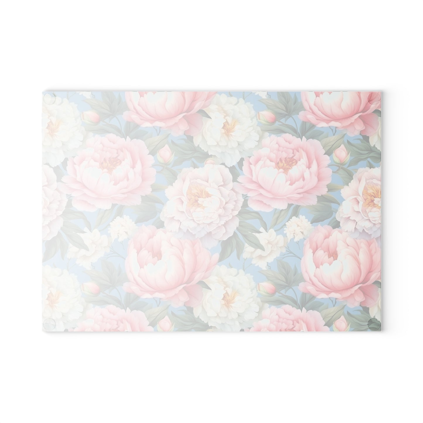 Floral Glass Cutting Board