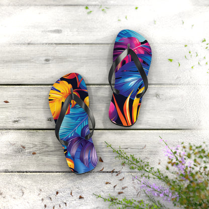 Abstract Tropics Pattern Flip-Flops