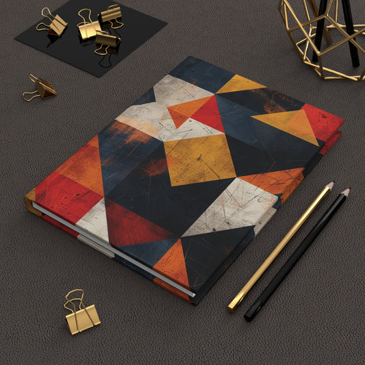 Geometric Patterns Hardcover Journal