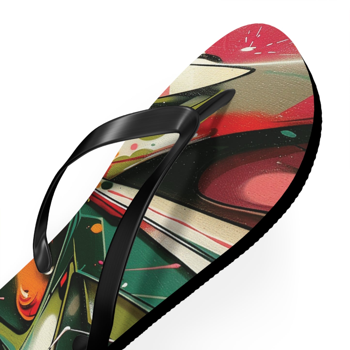 Graffiti Theme Flip-Flops