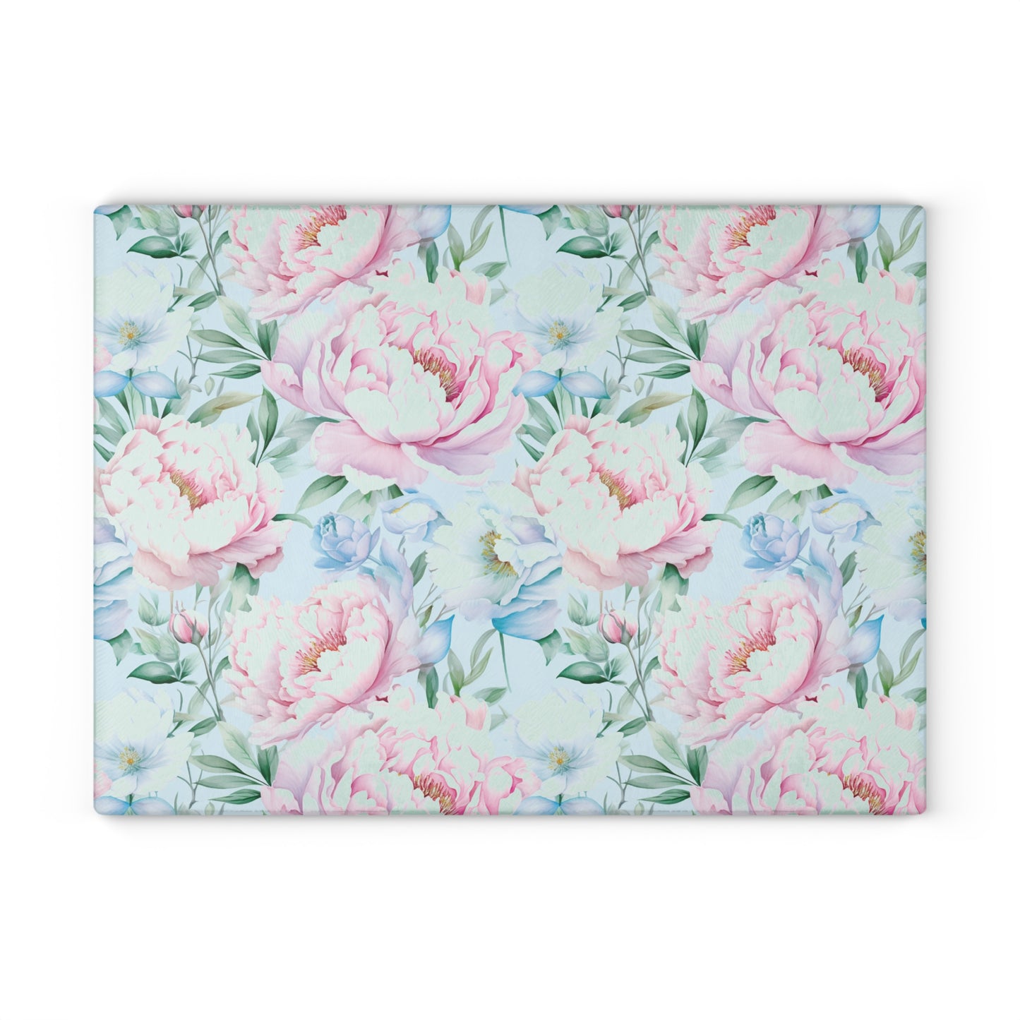 Floral Glass Cutting Board