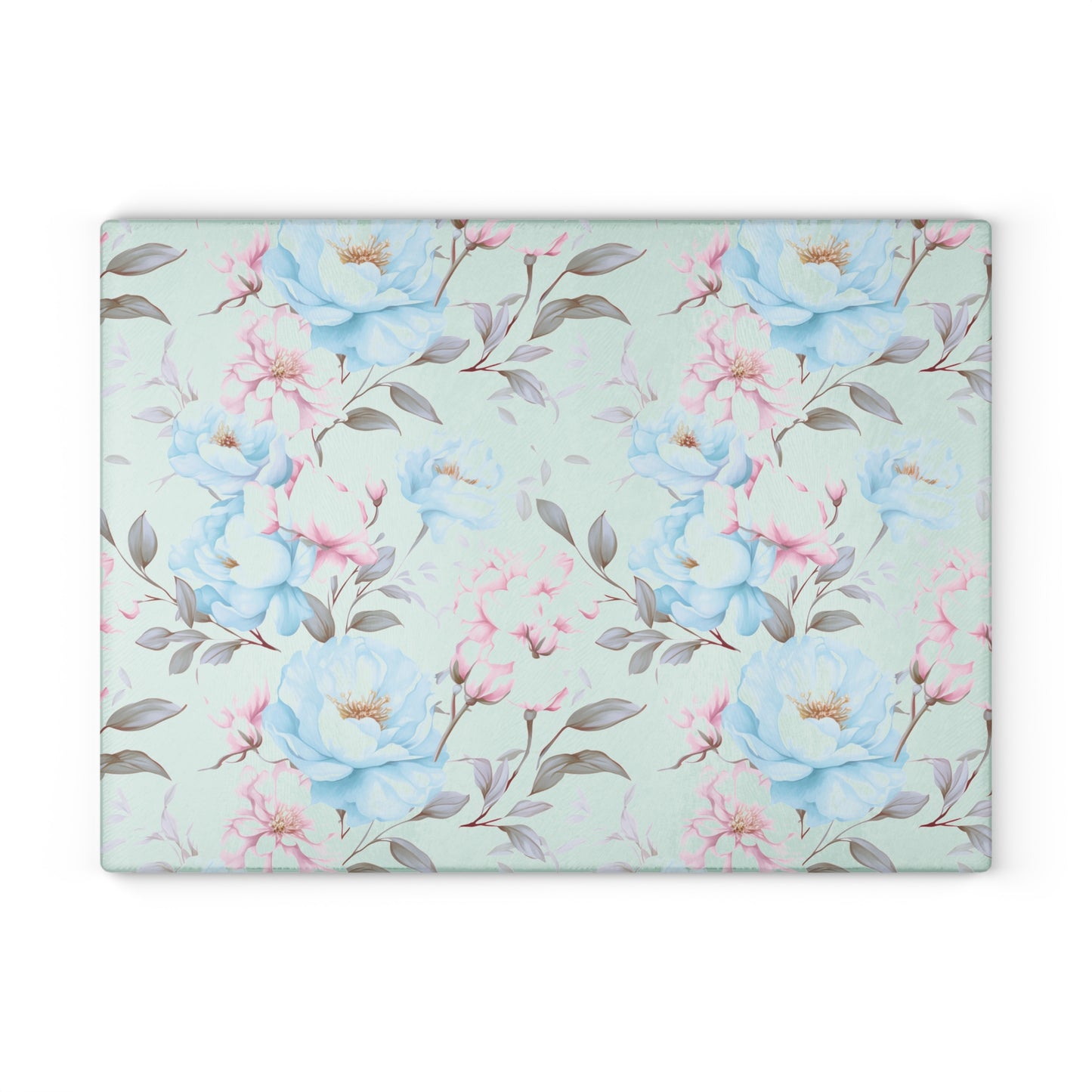 Floral Glass Cutting Board