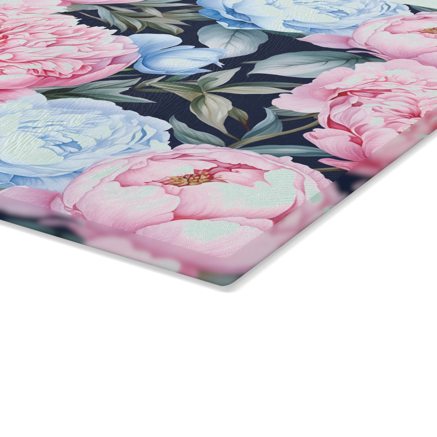 Floral Glass Cutting Board