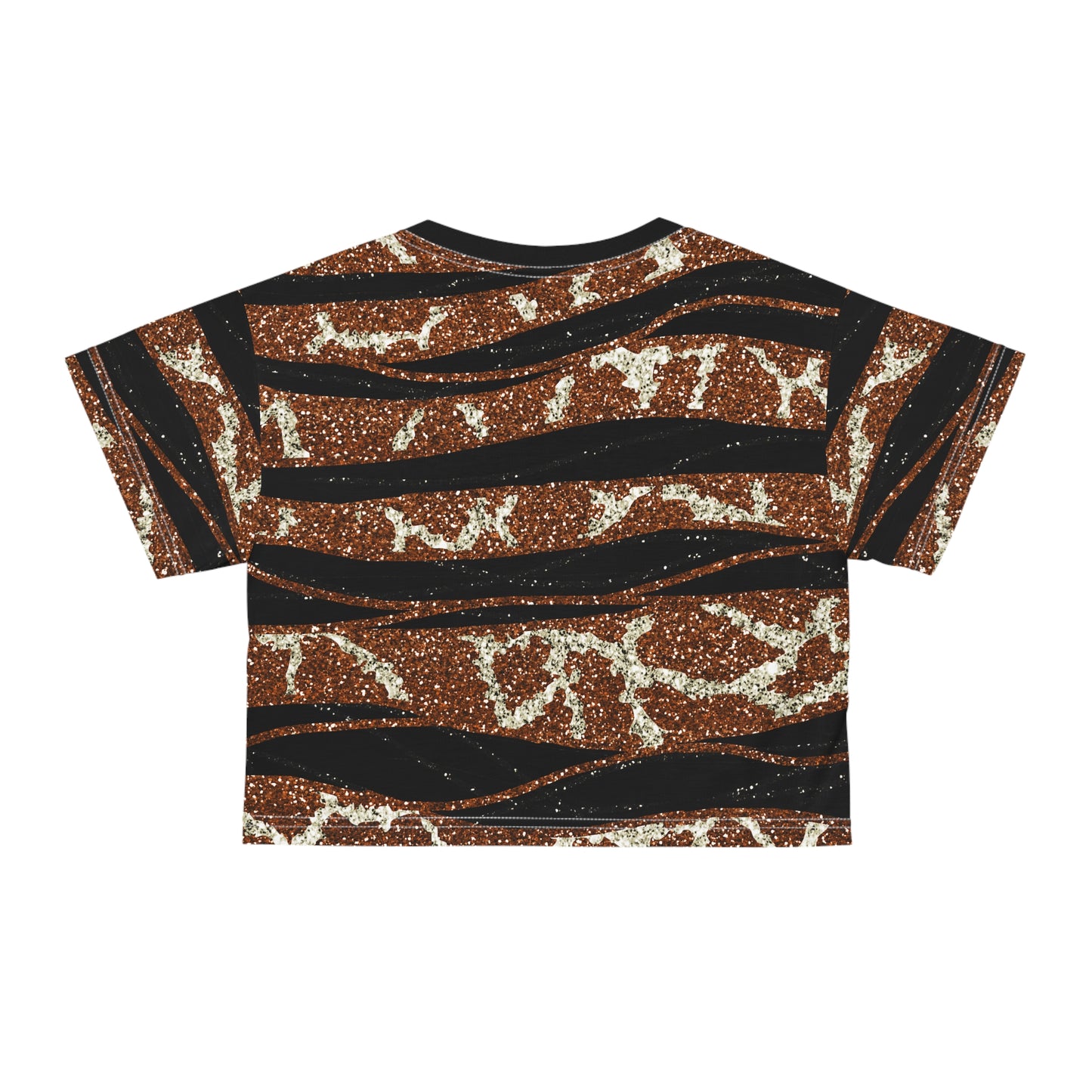 Animal Print (AOP) Crop Tee