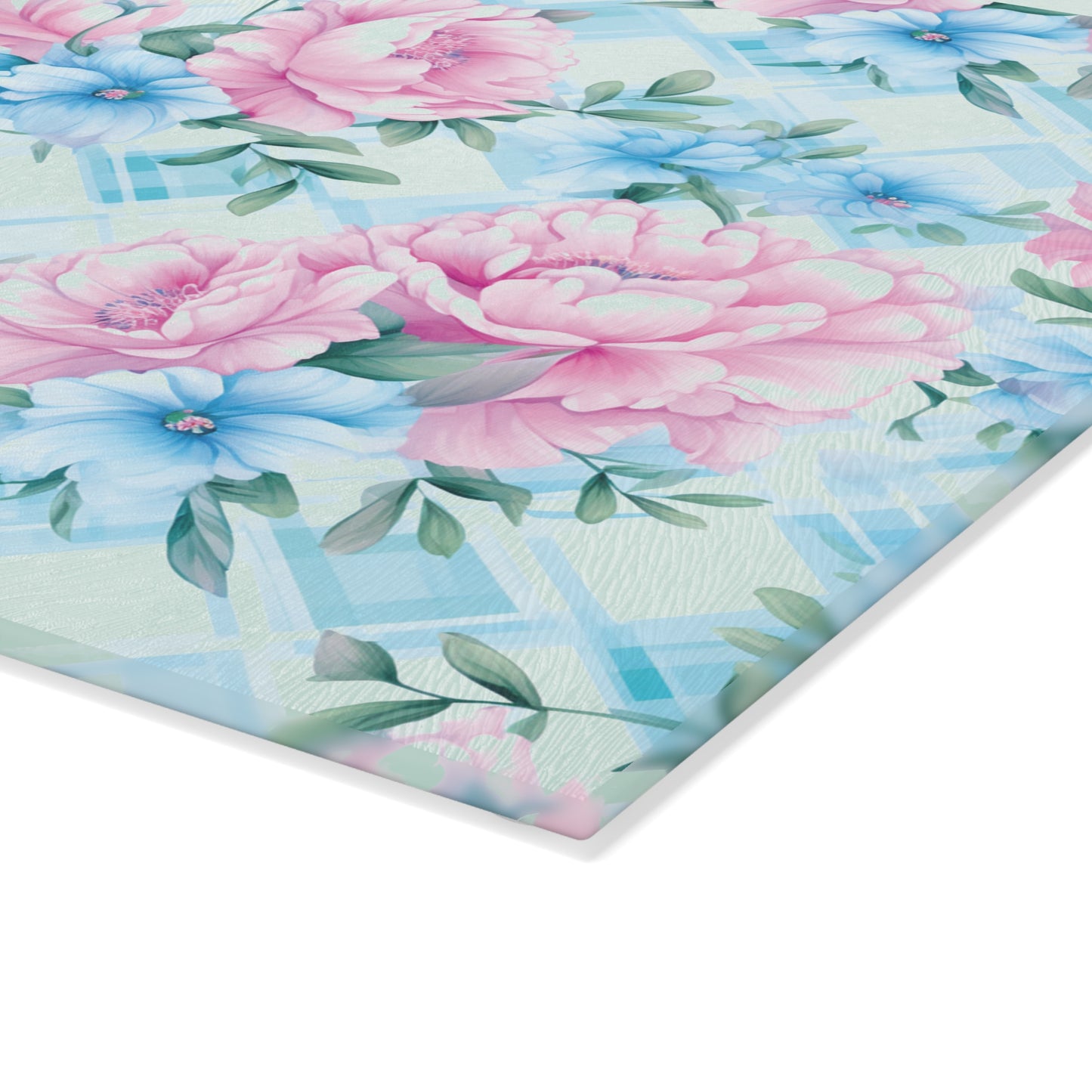 Floral Glass Cutting Board