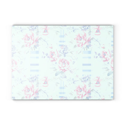 Floral Glass Cutting Board