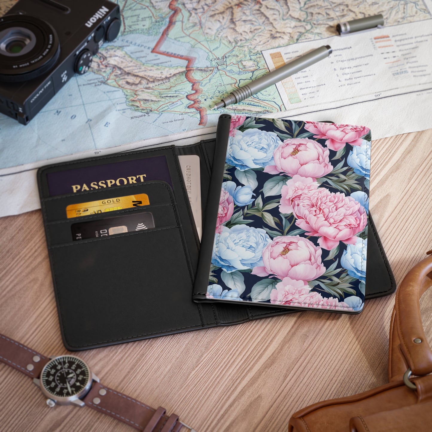 Floral Passport Cover 14