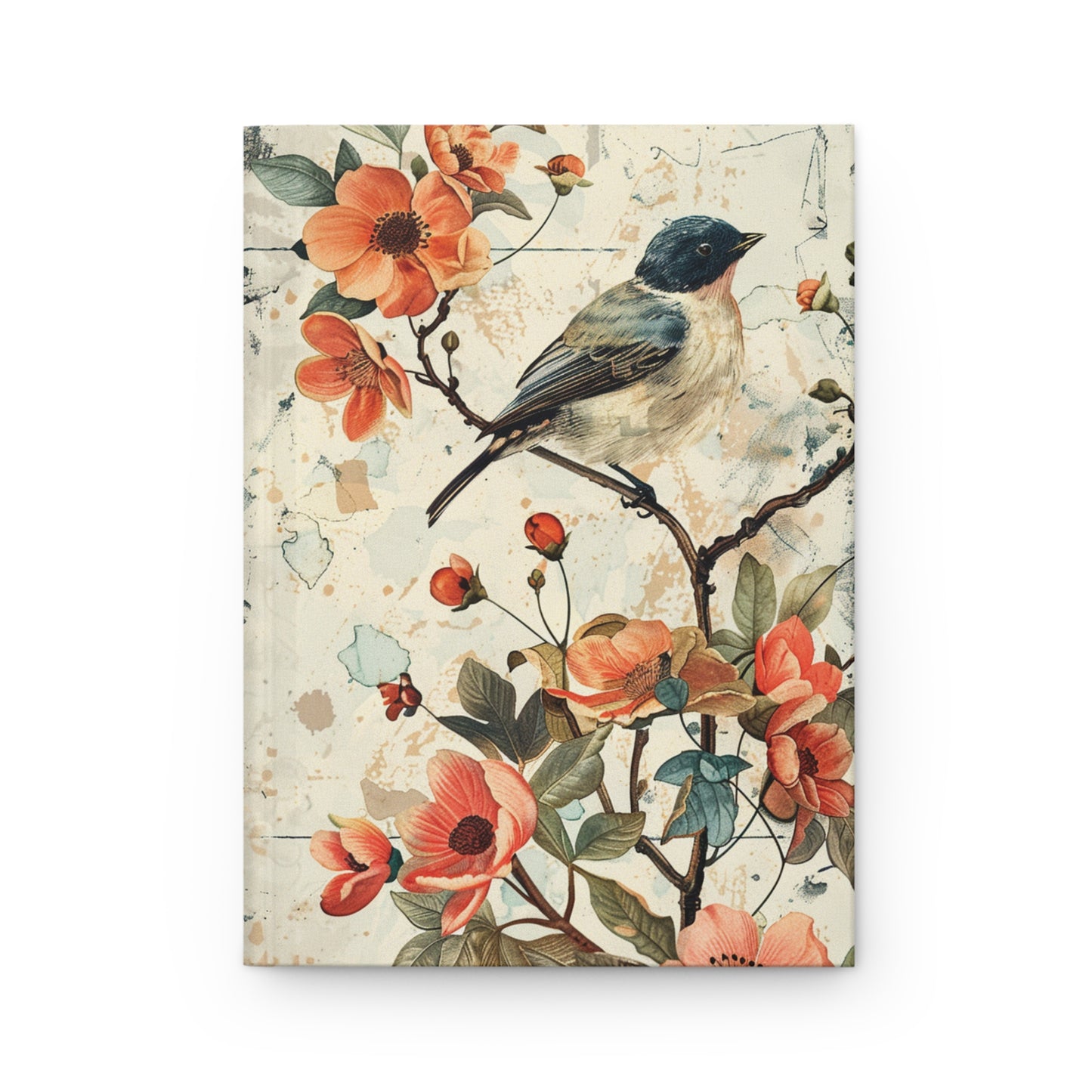 Vintage Prints Hardcover Journal