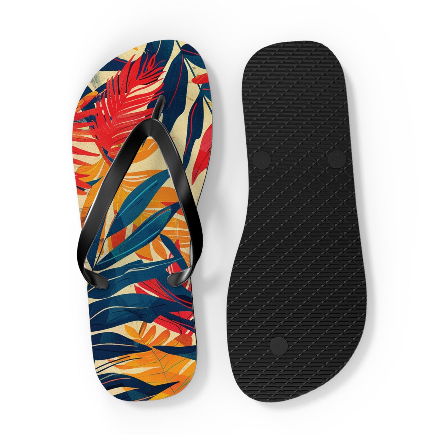 Abstract Tropics Pattern Flip-Flops