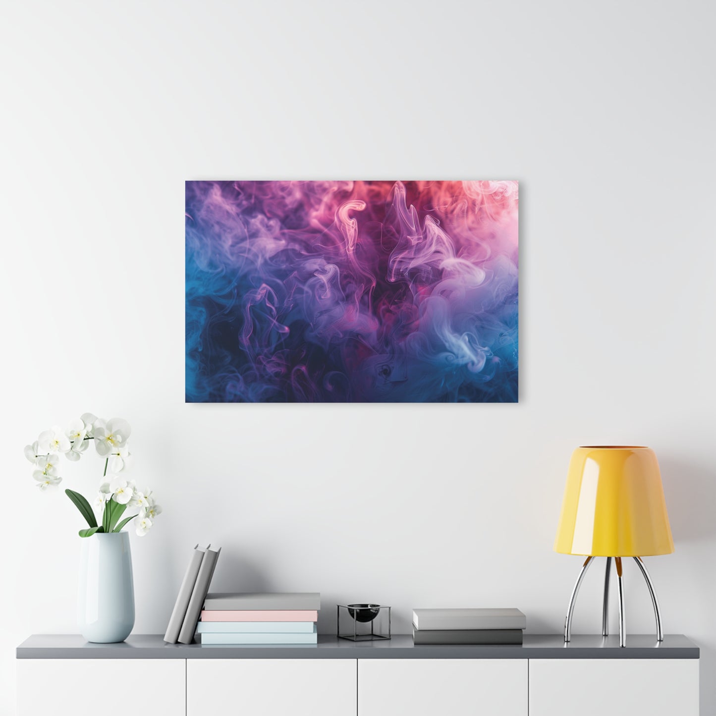 Fluid Smoke Art Acrylic Print