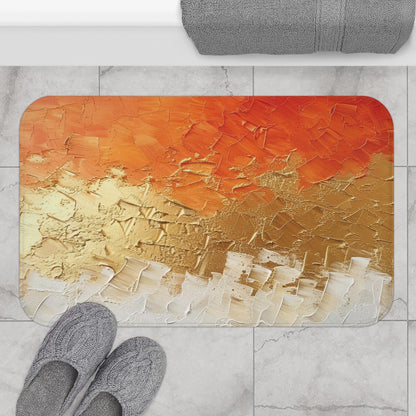 Abstract Print Bath Mat