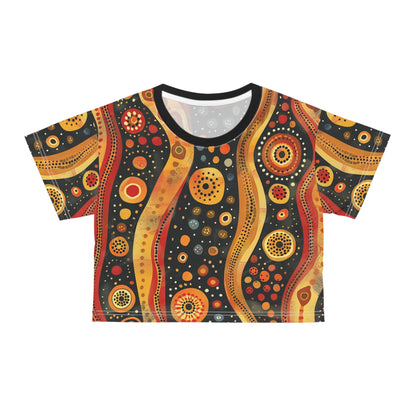 Aboriginal Art (AOP) Crop Tee