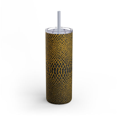 Animal Print Amber 05 - 20oz Skinny Matte Tumbler