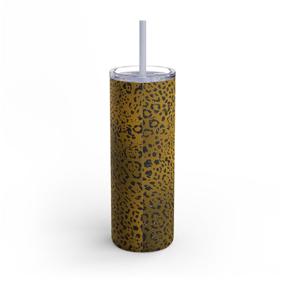 Animal Print Amber 03 - 20oz Skinny Matte Tumbler