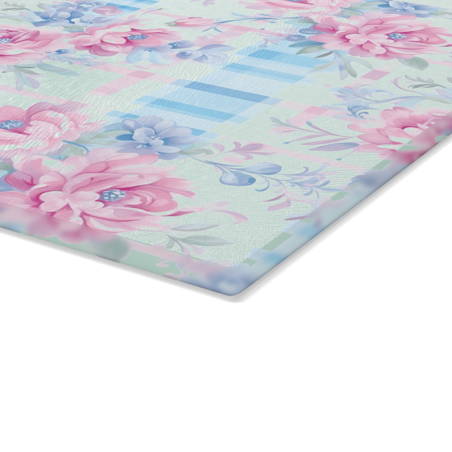 Floral Glass Cutting Board