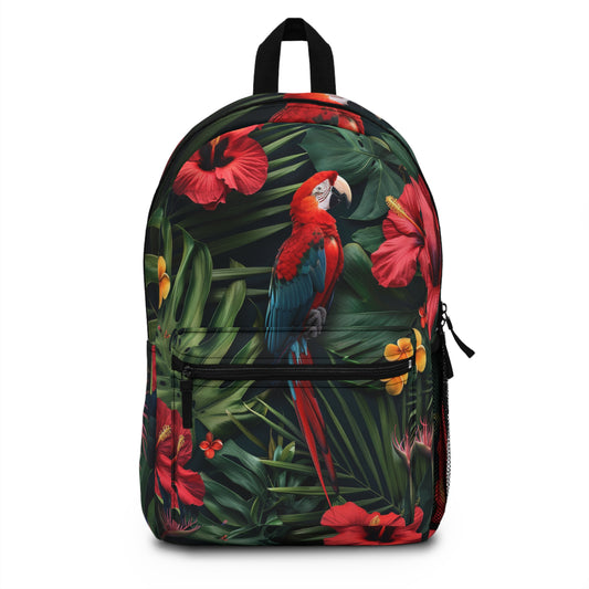 Vibrant Palm Print Back-Pack