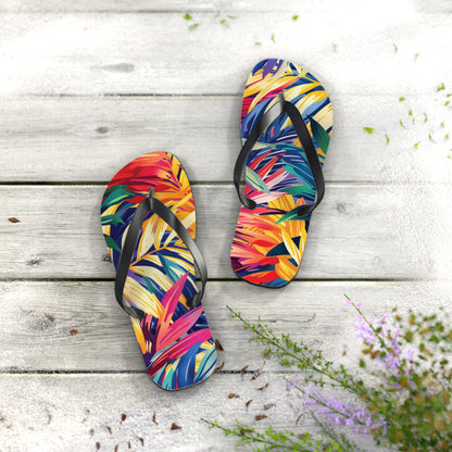 Abstract Tropics Pattern Flip-Flops