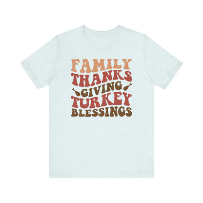 Family Thanks Giving Turkey Blessings