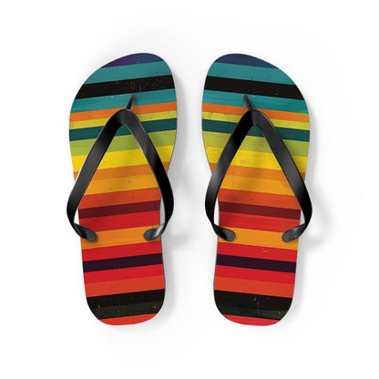 Colorful Stripes  Flip-Flops