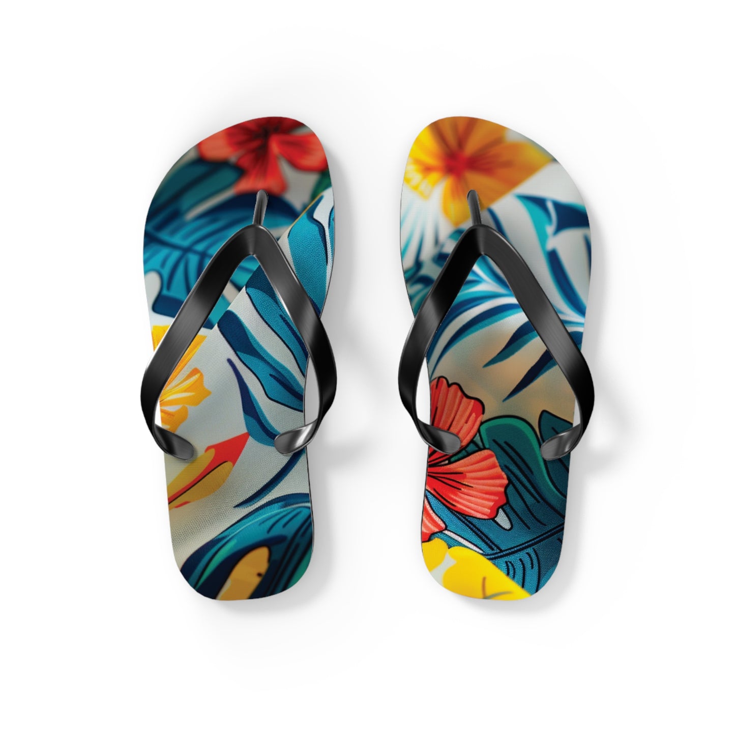 Abstract Tropics Pattern Flip-Flops