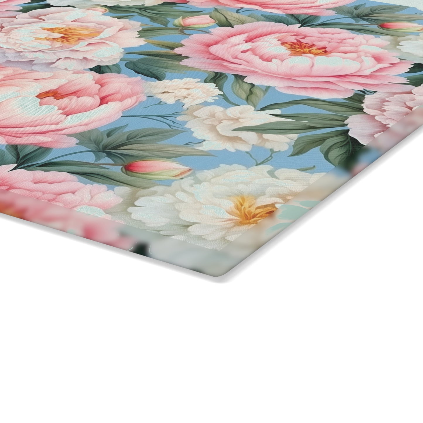 Floral Glass Cutting Board