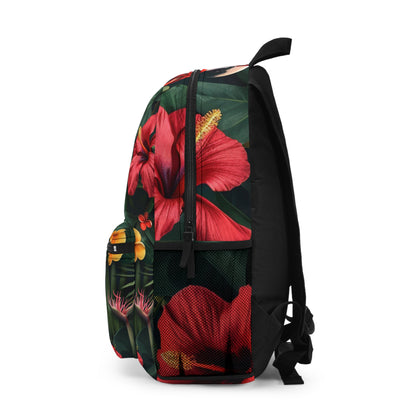 Vibrant Palm Print Back-Pack