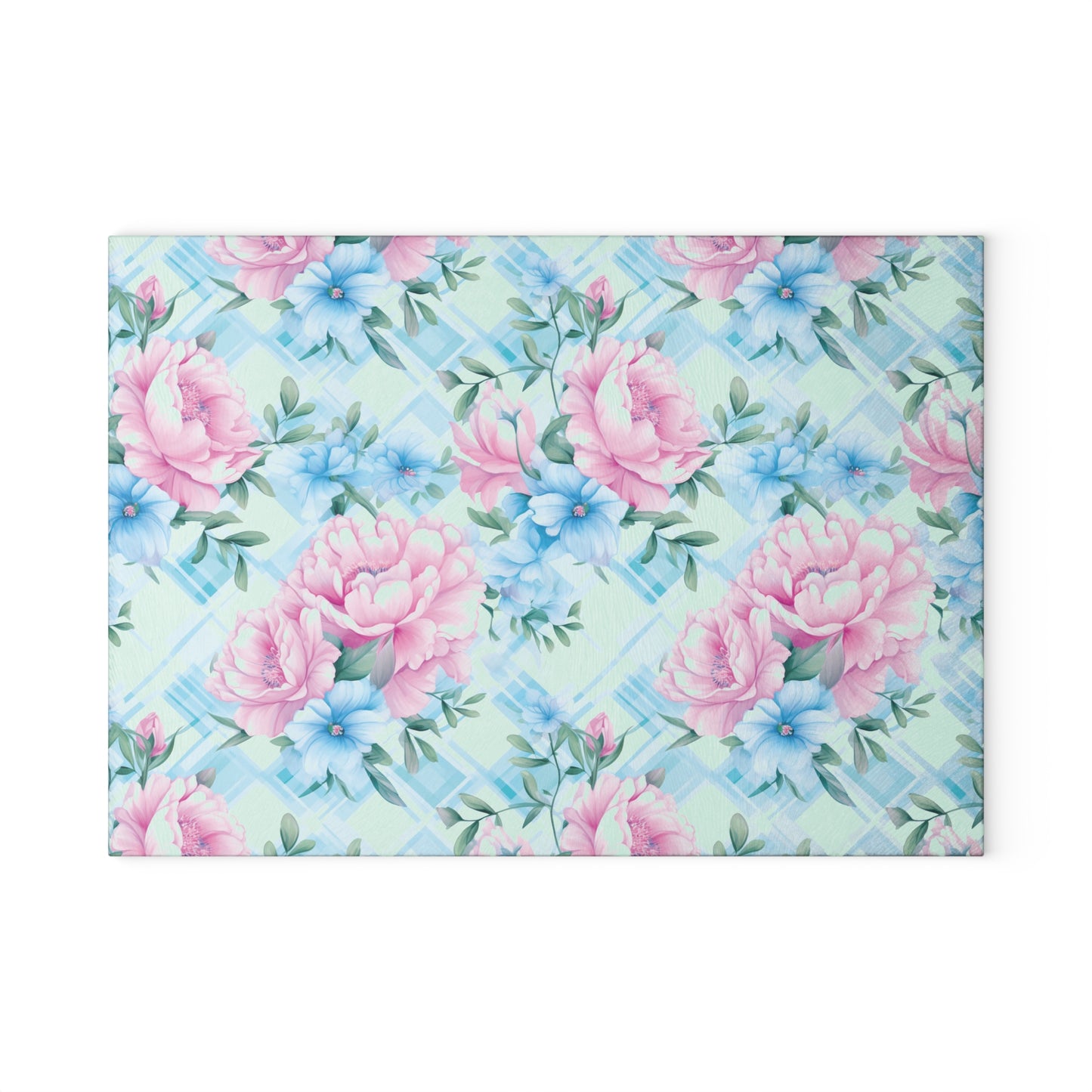 Floral Glass Cutting Board