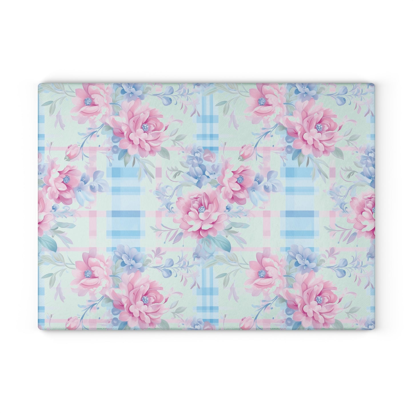 Floral Glass Cutting Board