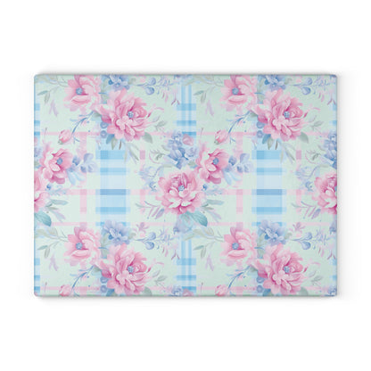 Floral Glass Cutting Board